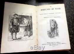Old Waverley Novels by Sir Walter Scott 1880 SET OF 7 BOOKS Rare Vintage Antique