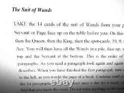 Oracle tarot original antique book rare manuscript occult instruction cartomancy