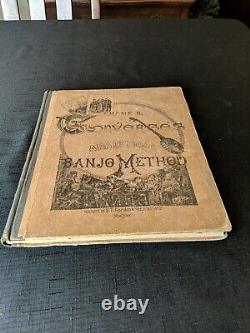 Original 1886 Frank B. Converse's Analytical Banjo Method Antique Music Book