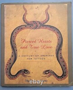 Original ed hardy pierced hearts jensen berg grimm antique tattoo flash book