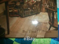 PRIMITIVE AN EARLY CHRISTMAS book TINA WOLTMAN of THE 1815 SHOPPE HTF RARE