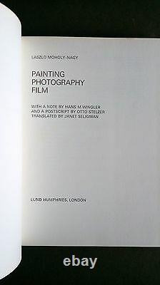Painting Photography Film Laszlo MOHOLY-NAGY Bauhaus book ENGLISH Modernism RARE