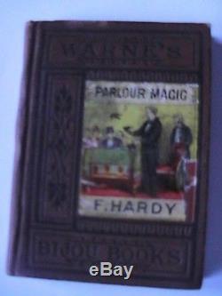 Parlour Magic F Hardy 1st Edition 1866 Very Rare Antique Warnes Bijou Book Trick