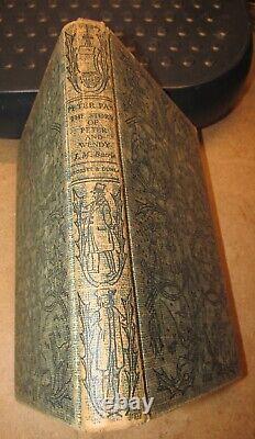 Peter Pan The Story of Peter and Wendy Antique Book 1911 J. M. Barrie RARE
