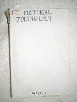 Pictorial Journalism Rare Antique Book 1937