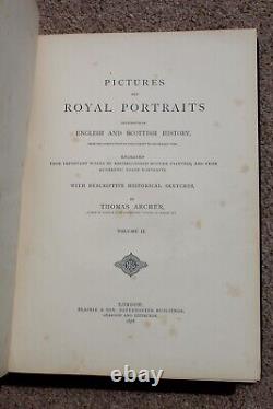 Pictures and Royal Portraits, Rare Antique Book