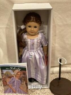 Pleasant Company American Girl FELICITY Doll NEW with Book & Stand Rare/Retired