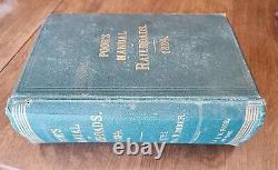 Poor's Manual of Railroads of the United States. 1884 Rare Antique Book & Maps