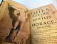 Rare 1684 The Odes Satyrs & Epistles Of Horace Leather Antique Book London