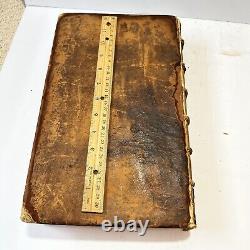 RARE 1712 Biblical Theology By Tobias Lohner Huge 13 Folio Antique Book Bible