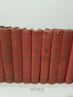 RARE 18 Vol Set L. Muhlbach Historical Fiction Antique Books 1800s History Novel