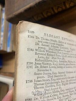 RARE 1801 ELEGANT EXTRACTS PROSE 1.8kg LARGE ANTIQUE BOOK (P8)