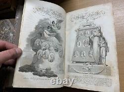 RARE 1822 ELEGANT EPISTLES AMUSING LETTERS 1.5kg LARGE ANTIQUE BOOK (P8)