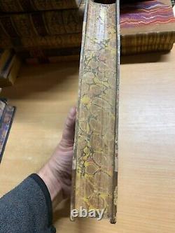 RARE 1824 ELEGANT EXTRACTS POETRY 1.4kg LARGE ANTIQUE BOOK (P7)