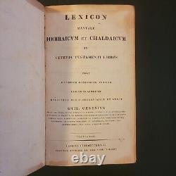 RARE 1833 Antique Theology Book Latin Text- Made in Germany