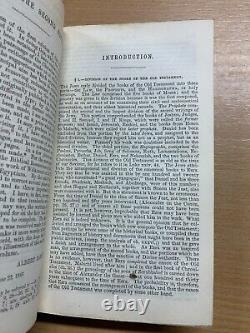 RARE 1850 BOOK OF THE PROPHET ISAIAH REV A. BARNES ANTIQUE book (P4) refX36