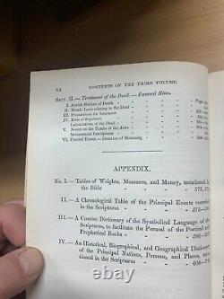 RARE 1863 HOLY SCRIPTURES BIBLICAL GEOGRAPHY & ANTIQUITIES 1.1kg BOOK (P7)
