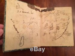RARE 1869 Handwritten Nashville TENNESSEE WHISKEY Ledger, JM Newsom, Bellevue TN