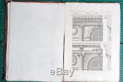 RARE 1870 Antique Portfolio Book DALY L' ARCHITECTURE PRIVEE. ENGRAVINGS