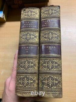 RARE 1874 LIFE OF JOHN COLERIDGE PATTESON 2 VOLS 2.5kg ANTIQUE BOOKS (P12)