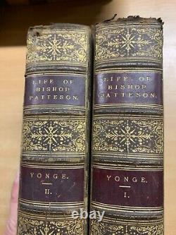 RARE 1874 LIFE OF JOHN COLERIDGE PATTESON 2 VOLS 2.5kg ANTIQUE BOOKS (P12)