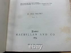 RARE 1874 LIFE OF JOHN COLERIDGE PATTESON 2 VOLS 2.5kg ANTIQUE BOOKS (P12)