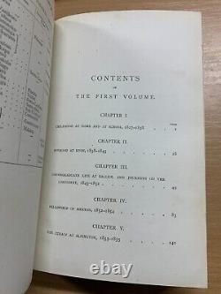 RARE 1874 LIFE OF JOHN COLERIDGE PATTESON 2 VOLS 2.5kg ANTIQUE BOOKS (P12)