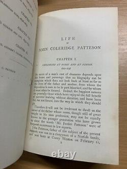 RARE 1874 LIFE OF JOHN COLERIDGE PATTESON 2 VOLS 2.5kg ANTIQUE BOOKS (P12)