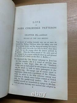 RARE 1874 LIFE OF JOHN COLERIDGE PATTESON 2 VOLS 2.5kg ANTIQUE BOOKS (P12)