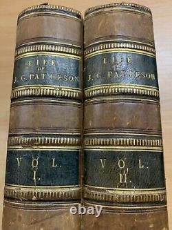 RARE 1874 LIFE OF JOHN COLERIDGE PATTESON 2 VOLS 2.6kg ANTIQUE BOOKS (EV5)