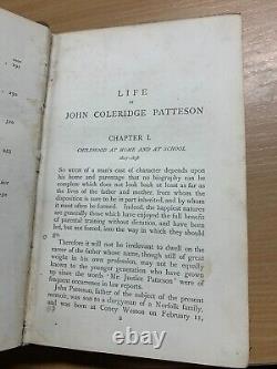 RARE 1874 LIFE OF JOHN COLERIDGE PATTESON 2 VOLS 2.6kg ANTIQUE BOOKS (EV5)