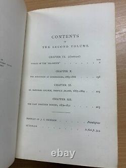 RARE 1874 LIFE OF JOHN COLERIDGE PATTESON 2 VOLS 2.6kg ANTIQUE BOOKS (EV5)