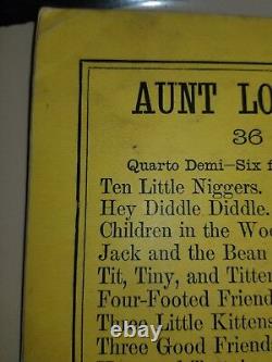 RARE 1876 Aunt Louisa' s Santa Claus and His Works Antique Book, Paper