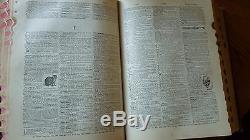 RARE 1895 Antique Vintage Webster's Internationl Dictionary Subscription Edition