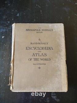 RARE 1899 HUGE Rand McNally Encyclopedia & Atlas Of The World Vol II Revised Ed