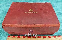 RARE 1920s ANTIQUE 24 X MINIATURE LEATHER BOOKS SHAKESPEARE ORIGINAL BOX SET