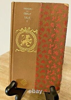 RARE A Treasury of the Table Talk of Famous People 1894 1st ED Antique Book