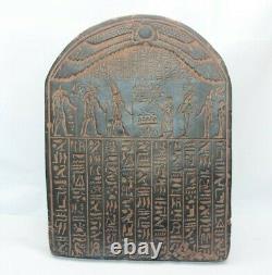 RARE ANCIENT EGYPTIAN ANTIQUE BOOK OF DEAD Stella Stela 1986-1875 BC