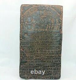 RARE ANCIENT EGYPTIAN ANTIQUE BOOK OF DEAD Stella Stela 1986-1875 BC (2)