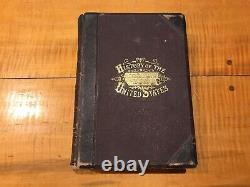RARE ANTIQUE BOOK 1879 History United States Aboriginal Times John Clark Ridpath