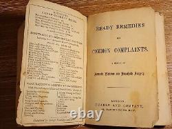 RARE ANTIQUE BOOK Domestic Medicine & Household Surgery ROUTLEDGE 1880s Remedies