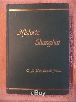 RARE ANTIQUE BOOK ON CHINA Historic Shanghai 1st Edition! (Chinese Studies)