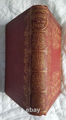 RARE ANTIQUE BOOK The Children of the Poets 1600s / 1700s / 1800s anthology