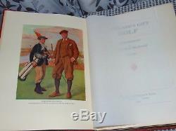 RARE ANTIQUE Book 1928 SCOTLAND'S GIFT GOLF MacDonald 1ST ED Many Illus
