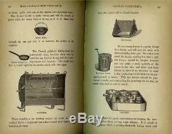RARE ANTIQUE COOKBOOK Cookery Vintage 1880 Victorian Recipes Parloa MOTHER'S DAY