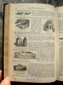 RARE ANTIQUE COOKBOOK Mrs. Beeton's 1869 Victorian Confectionery Pastry Game &c