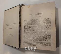 RARE! Antique 1848 BIBLE LOOKING GLASS 6 Books 2 Parts 173 Engravings 8 x 7