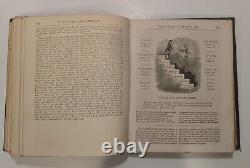 RARE! Antique 1848 BIBLE LOOKING GLASS 6 Books 2 Parts 173 Engravings 8 x 7