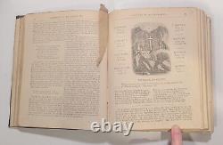 RARE! Antique 1848 BIBLE LOOKING GLASS 6 Books 2 Parts 173 Engravings 8 x 7