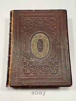 RARE Antique 1850 Milton's Paradise Lost with Notes by Prof. Boyd Hardcover Book